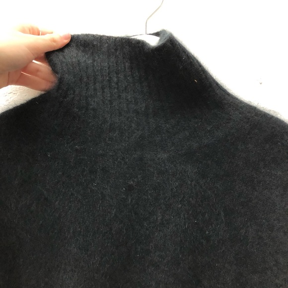 C.T. Plage Fuzzy Cashmere Blend Long Turtleneck Sweater Size S - Picture 2 of 7